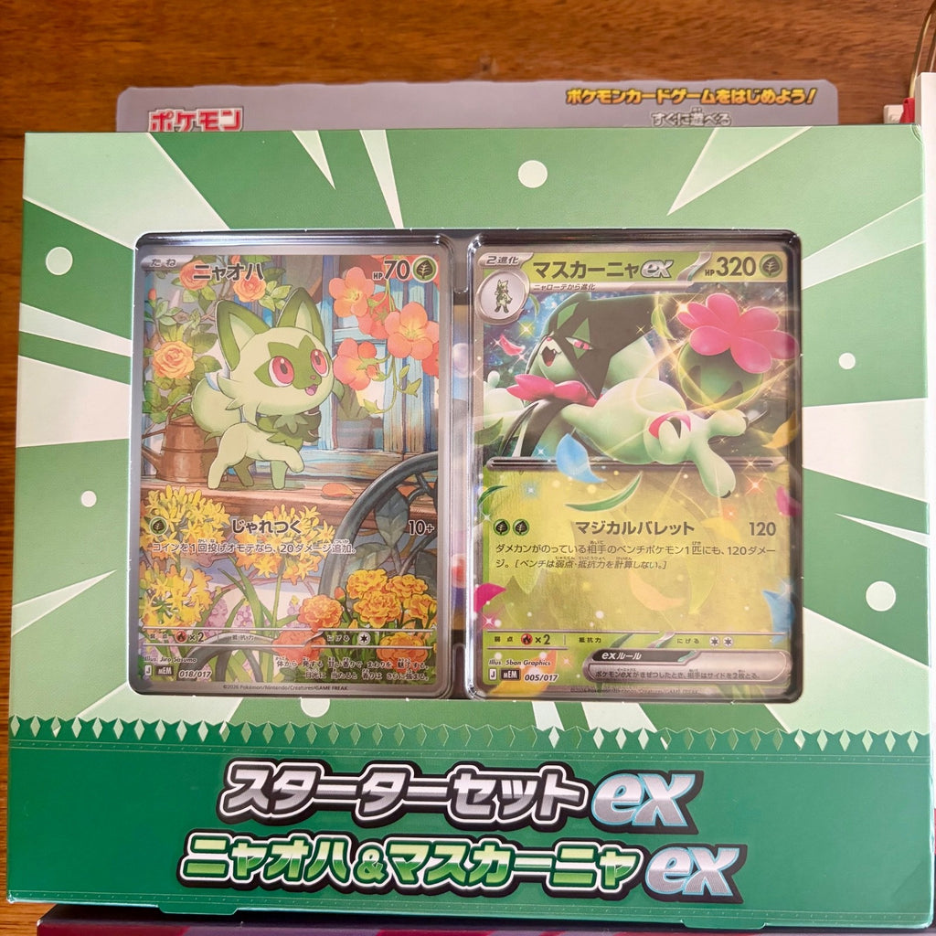 MEGA Starter Set ex Deck 3x Eevee Zorua Sprigatito Pokemon TCG Japan SEALED NEW