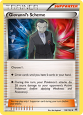 Giovanni's Scheme 138/162 BKT BREAKthrough Pokemon Lightly Played