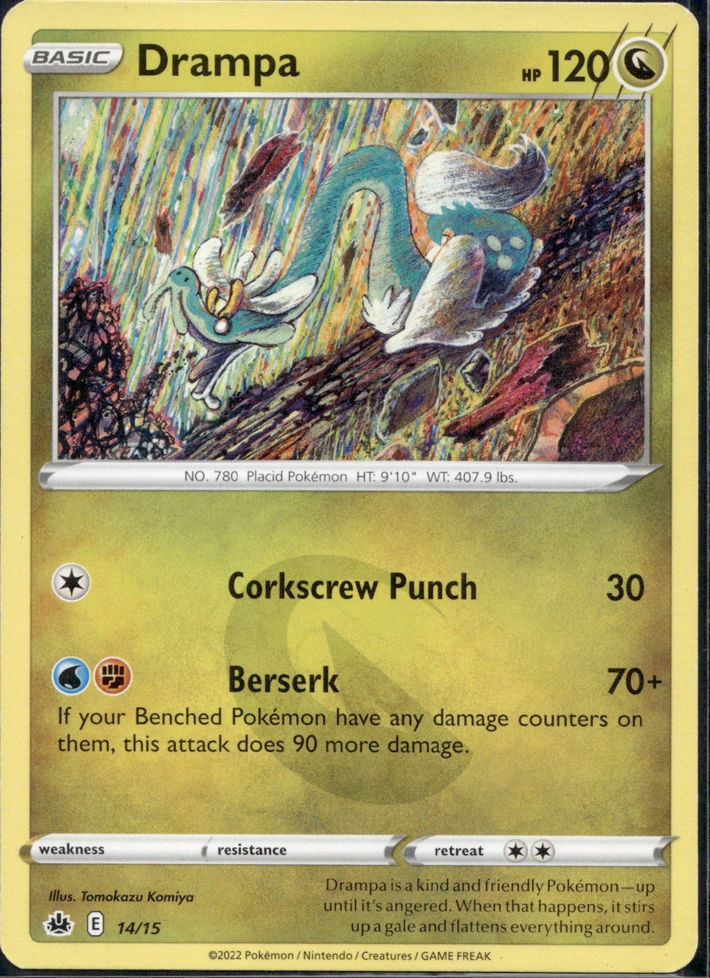 Drampa 014/015 MCD22 McDonald's Promos 2022 Pokemon Lightly Played