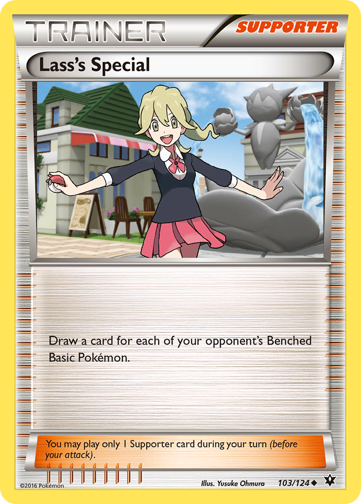 Lass's Special 103/124 FCO Fates Collide Pokemon Lightly Played