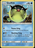 Qwilfish 21/73 SLG Shining Legends Pokemon Lightly Played