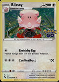 Blissey (Cosmos Holo) 052/078 STAMPED Pokemon GO Promo Pokemon NM/M
