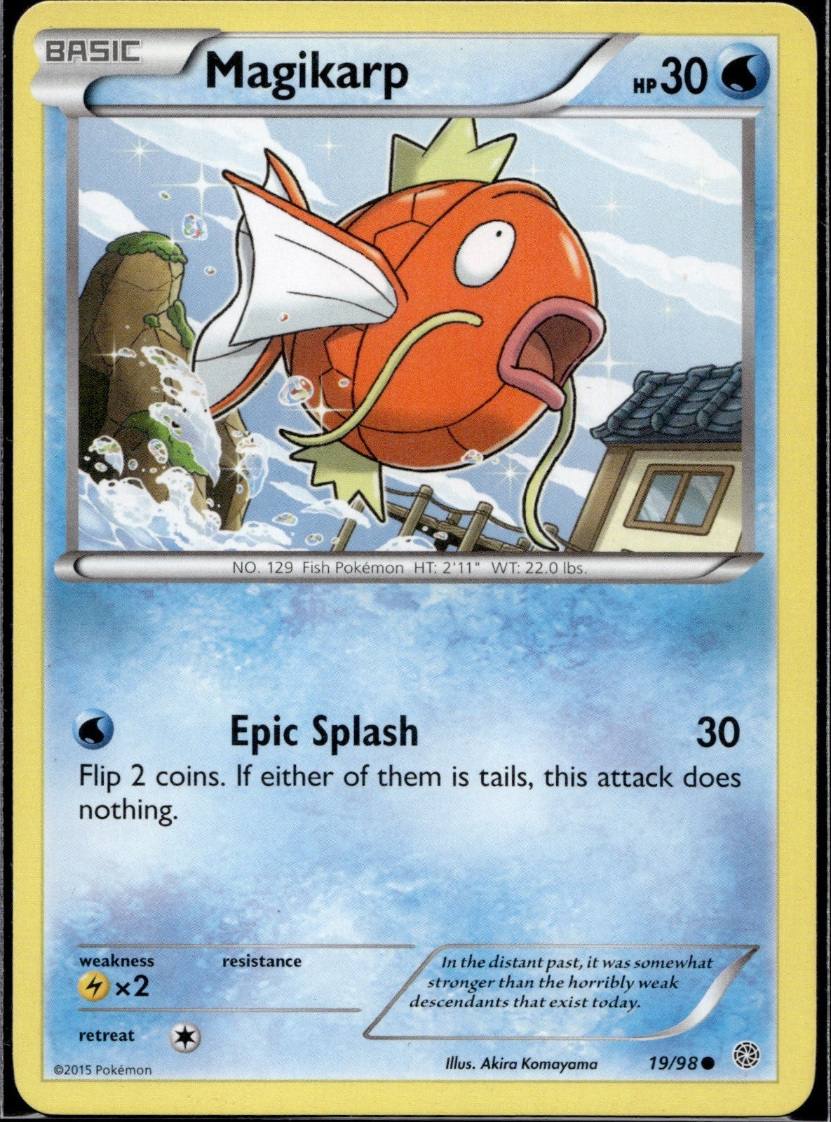 Magikarp 19/98 AOR Ancient Origins Pokemon Lightly Played