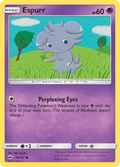 Espurr 59/147 BUS Burning Shadows Pokemon Lightly Played