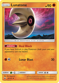 Lunatone 68/147 BUS Burning Shadows Pokemon Lightly Played