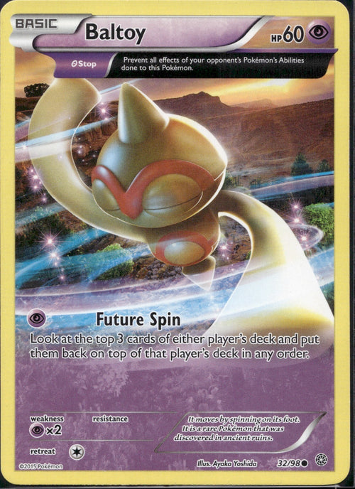 Baltoy 32/98 AOR Ancient Origins Pokemon Lightly Played