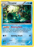 Omastar 18/124 FCO Fates Collide Pokemon Lightly Played