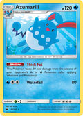 Azumarill 35/147 BUS Burning Shadows Pokemon Lightly Played