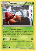 Parasect 2/162 BKT BREAKthrough Pokemon Lightly Played