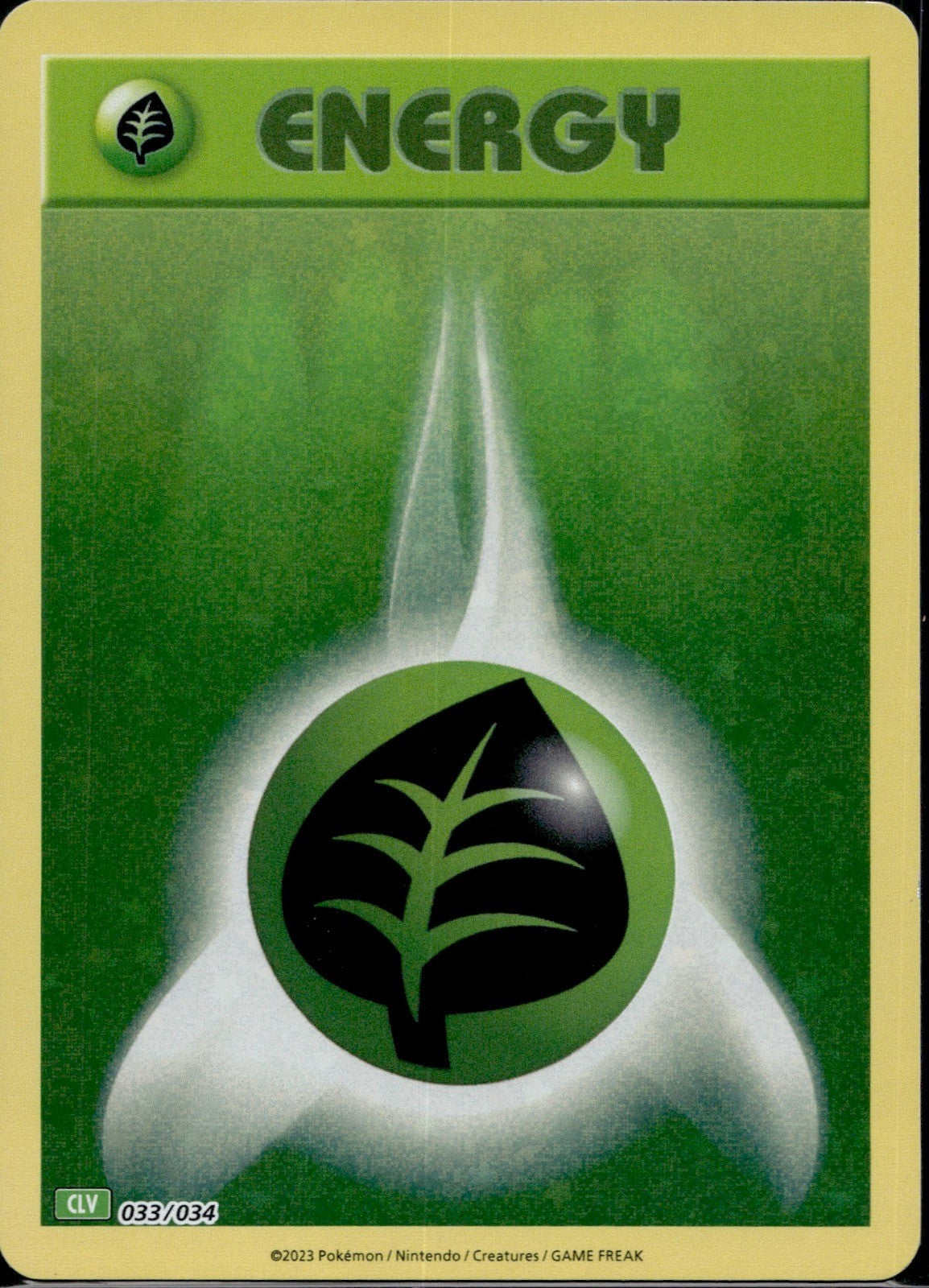Basic Grass Energy 033/034 CL Trading Card Game Classic Pokemon Holo Near Mint