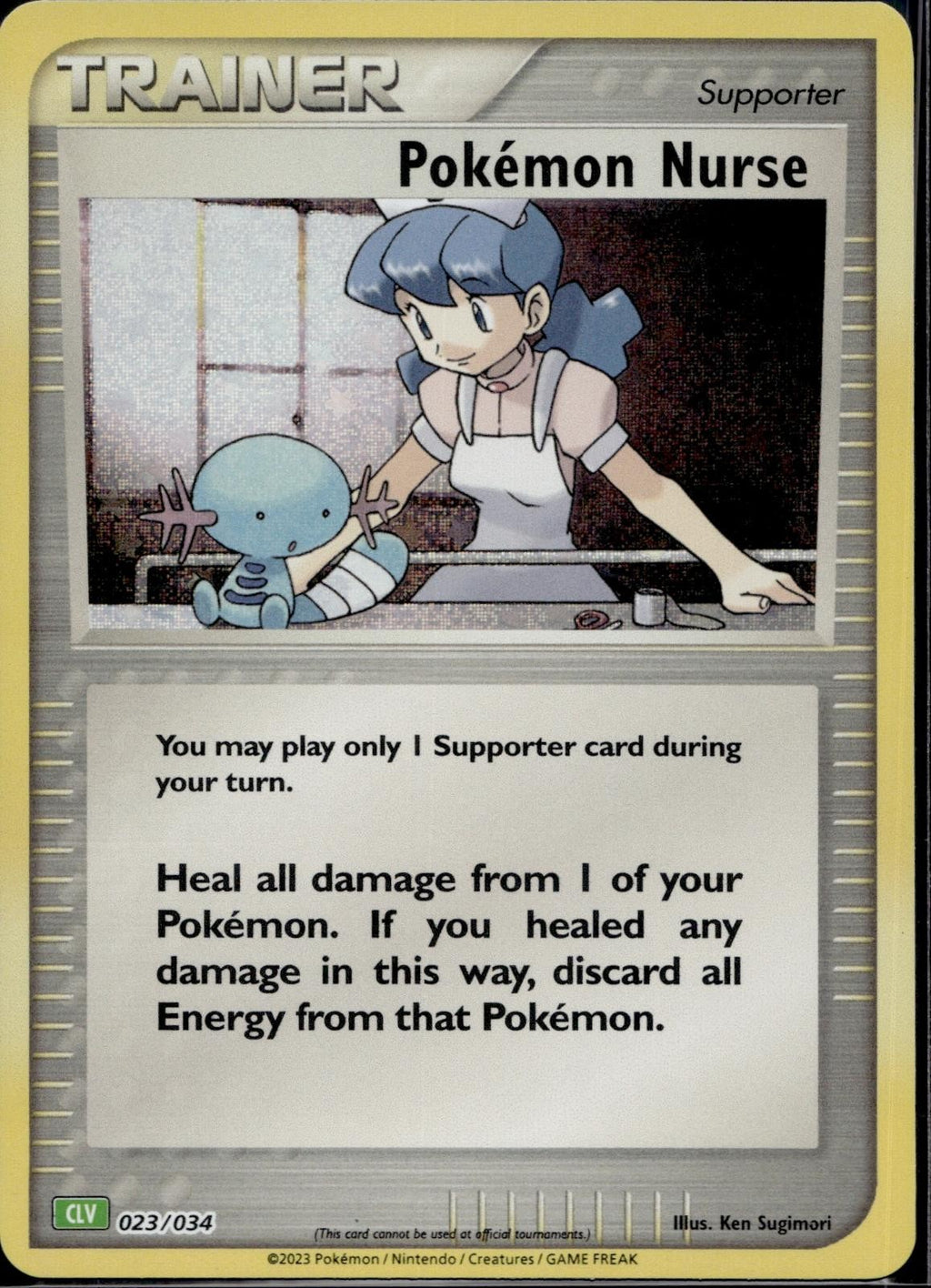Pokemon Nurse 023/034 CL Trading Card Game Classic Pokemon Holo Near Mint