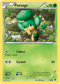Pansage 1/98 EPO Emerging Powers Pokemon Lightly Played