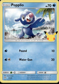 Popplio 023/025 MCD21 McDonald's 25th Anniversary Promos Pokemon Near Mint