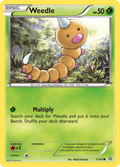 Weedle 1/160 PRC Primal Clash Pokemon Lightly Played
