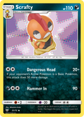 Scrafty 51/73 SLG Shining Legends Pokemon Lightly Played