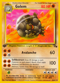 Golem 36/62 FO Fossil Pokemon Unlimited Lightly Played