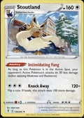 Stoutland 135/203 EVS Evolving Skies Pokemon Near Mint