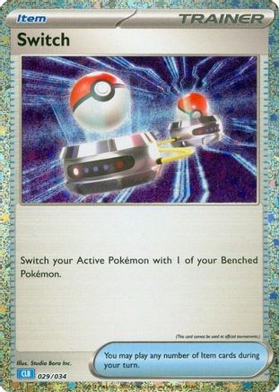 Switch (CLB) 029/034 CL Trading Card Game Classic Pokemon Holo Near Mint