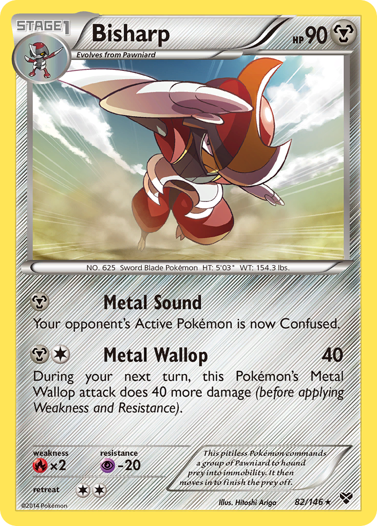 Bisharp 82/146 XY XY Pokemon Lightly Played
