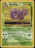 Weezing 45/62 FO Fossil Pokemon Unlimited Lightly Played