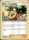 Erika's Hospitality 56/68 HIF Hidden Fates Pokemon Near Mint