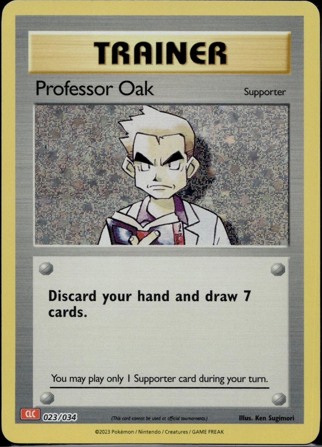 Professor Oak (CLC) 023/034 CL Trading Card Game Classic Pokemon Holo Near Mint