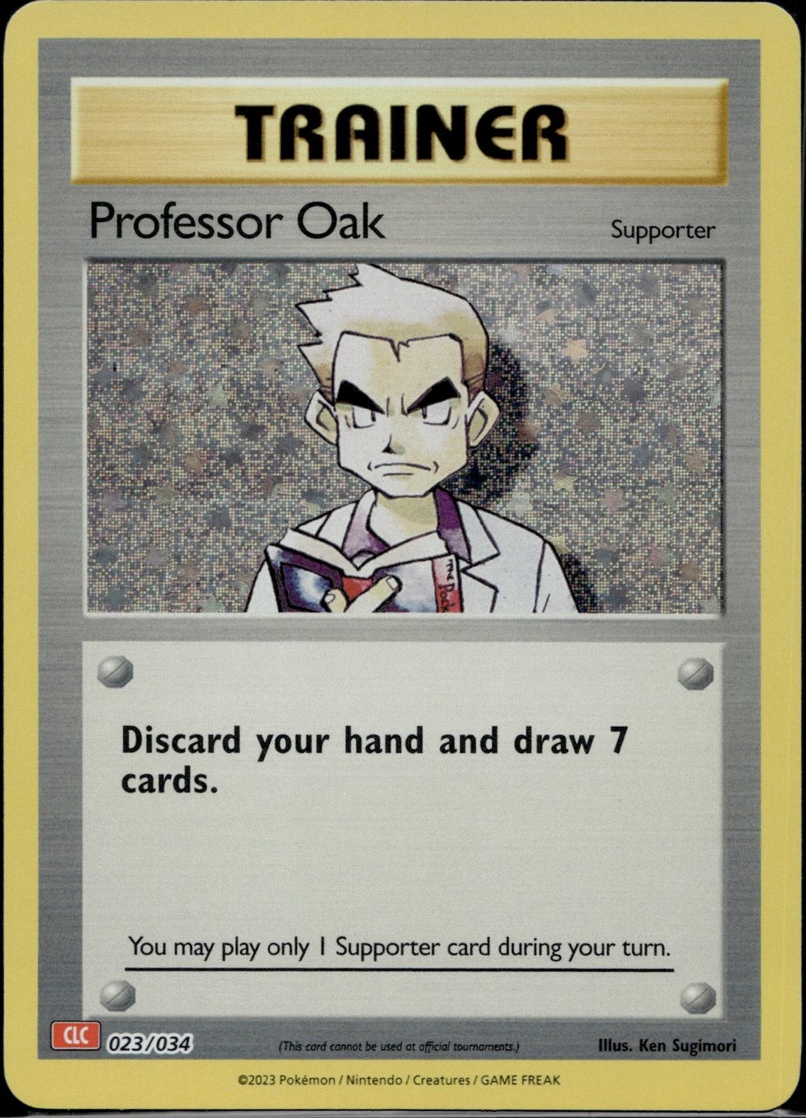 Professor Oak (CLC) 023/034 CL Trading Card Game Classic Pokemon Holo Near Mint