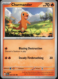 Charmander 007/091 PAF Paldean Fates Pokemon Near Mint