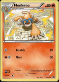 Monferno 19/114 STS Steam Siege Pokemon Lightly Played