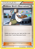 Professor Birch's Observations 134/160 PRC Primal Clash Pokemon Lightly Played