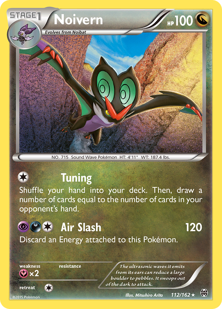 Noivern 112/162 BKT BREAKthrough Pokemon Lightly Played