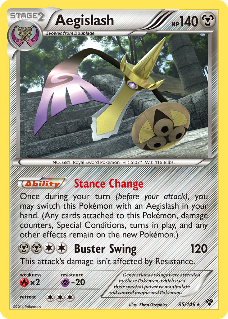 Aegislash 85/146 XY XY Pokemon Lightly Played