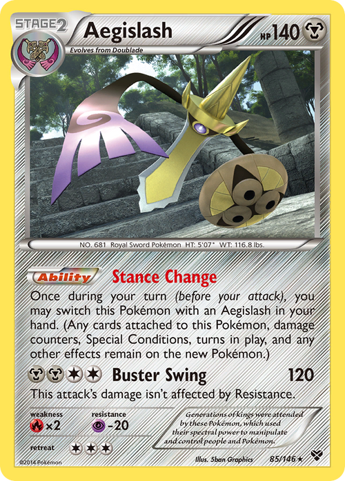Aegislash 85/146 XY XY Pokemon Lightly Played